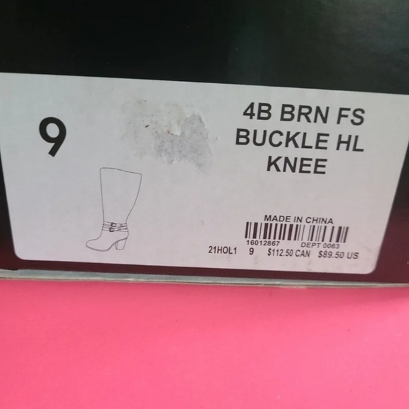 Torrid brown knee high boots size 9 - Picture 6 of 6